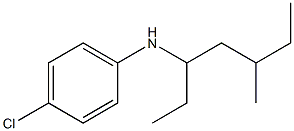 4-chloro-N-(5-methylheptan-3-yl)aniline,,结构式