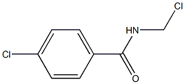 4-chloro-N-(chloromethyl)benzamide 化学構造式