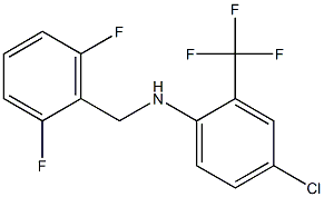 4-chloro-N-[(2,6-difluorophenyl)methyl]-2-(trifluoromethyl)aniline
