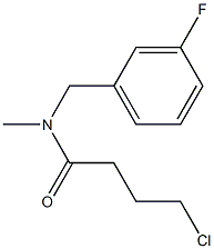 4-chloro-N-[(3-fluorophenyl)methyl]-N-methylbutanamide