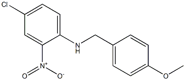 4-chloro-N-[(4-methoxyphenyl)methyl]-2-nitroaniline