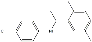 4-chloro-N-[1-(2,5-dimethylphenyl)ethyl]aniline