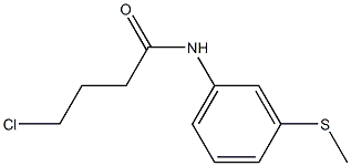  4-chloro-N-[3-(methylsulfanyl)phenyl]butanamide