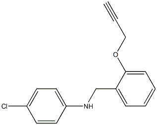 4-chloro-N-{[2-(prop-2-yn-1-yloxy)phenyl]methyl}aniline