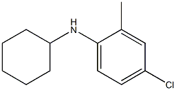 4-chloro-N-cyclohexyl-2-methylaniline Struktur