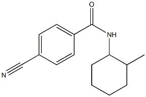 4-cyano-N-(2-methylcyclohexyl)benzamide Structure