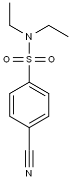 4-cyano-N,N-diethylbenzene-1-sulfonamide Struktur