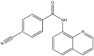 4-cyano-N-quinolin-8-ylbenzamide