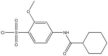  4-cyclohexaneamido-2-methoxybenzene-1-sulfonyl chloride