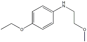 4-ethoxy-N-(2-methoxyethyl)aniline 化学構造式