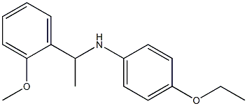 4-ethoxy-N-[1-(2-methoxyphenyl)ethyl]aniline 结构式