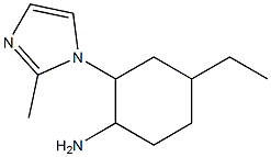 4-ethyl-2-(2-methyl-1H-imidazol-1-yl)cyclohexanamine Structure