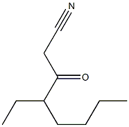 4-ethyl-3-oxooctanenitrile Structure