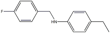 4-ethyl-N-[(4-fluorophenyl)methyl]aniline|