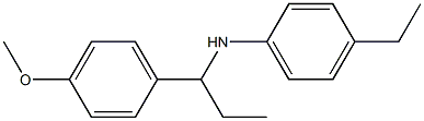 4-ethyl-N-[1-(4-methoxyphenyl)propyl]aniline|