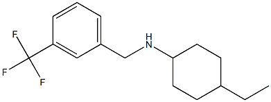 4-ethyl-N-{[3-(trifluoromethyl)phenyl]methyl}cyclohexan-1-amine|