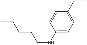 4-ethyl-N-pentylaniline Struktur