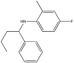 4-fluoro-2-methyl-N-(1-phenylbutyl)aniline