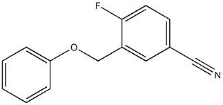 4-fluoro-3-(phenoxymethyl)benzonitrile