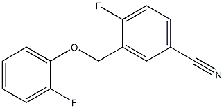 4-fluoro-3-[(2-fluorophenoxy)methyl]benzonitrile