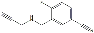  4-fluoro-3-[(prop-2-yn-1-ylamino)methyl]benzonitrile