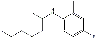 4-fluoro-N-(heptan-2-yl)-2-methylaniline Structure