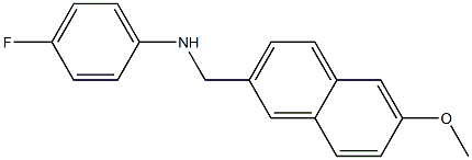 4-fluoro-N-[(6-methoxynaphthalen-2-yl)methyl]aniline