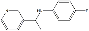  4-fluoro-N-[1-(pyridin-3-yl)ethyl]aniline