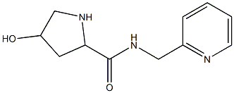 4-hydroxy-N-(pyridin-2-ylmethyl)pyrrolidine-2-carboxamide Structure