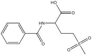 4-methanesulfonyl-2-(phenylformamido)butanoic acid,,结构式