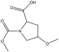 4-methoxy-1-(methoxycarbonyl)pyrrolidine-2-carboxylic acid