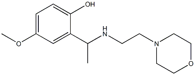 4-methoxy-2-(1-{[2-(morpholin-4-yl)ethyl]amino}ethyl)phenol