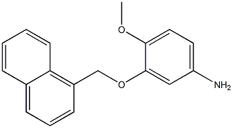 4-methoxy-3-(naphthalen-1-ylmethoxy)aniline Structure