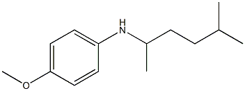 4-methoxy-N-(5-methylhexan-2-yl)aniline Struktur