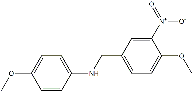 4-methoxy-N-[(4-methoxy-3-nitrophenyl)methyl]aniline|