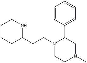 4-methyl-2-phenyl-1-[2-(piperidin-2-yl)ethyl]piperazine