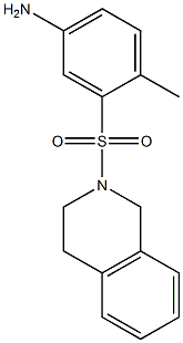4-methyl-3-(1,2,3,4-tetrahydroisoquinoline-2-sulfonyl)aniline