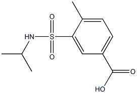 4-methyl-3-(propan-2-ylsulfamoyl)benzoic acid Structure