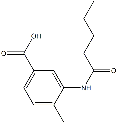 4-methyl-3-pentanamidobenzoic acid,,结构式