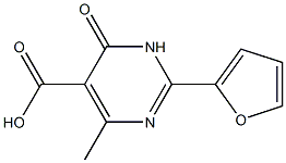 4-methyl-6-oxo-2-tetrahydrofuran-2-yl-1,6-dihydropyrimidine-5-carboxylic acid Structure