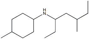 4-methyl-N-(5-methylheptan-3-yl)cyclohexan-1-amine,,结构式