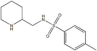 4-methyl-N-(piperidin-2-ylmethyl)benzene-1-sulfonamide Structure