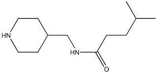 4-methyl-N-(piperidin-4-ylmethyl)pentanamide