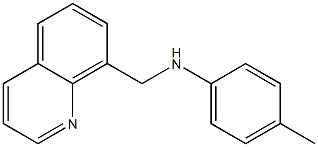 4-methyl-N-(quinolin-8-ylmethyl)aniline Structure