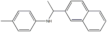 4-methyl-N-[1-(naphthalen-2-yl)ethyl]aniline Structure