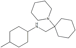 4-methyl-N-{[1-(piperidin-1-yl)cyclohexyl]methyl}cyclohexan-1-amine|