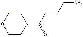 4-morpholin-4-yl-4-oxobutan-1-amine,,结构式