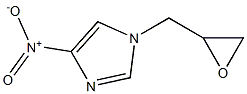 4-nitro-1-(oxiran-2-ylmethyl)-1H-imidazole Structure