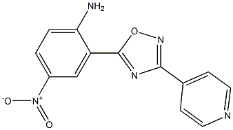 4-nitro-2-[3-(pyridin-4-yl)-1,2,4-oxadiazol-5-yl]aniline Structure