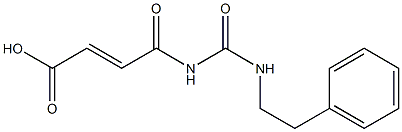 4-oxo-4-{[(2-phenylethyl)carbamoyl]amino}but-2-enoic acid